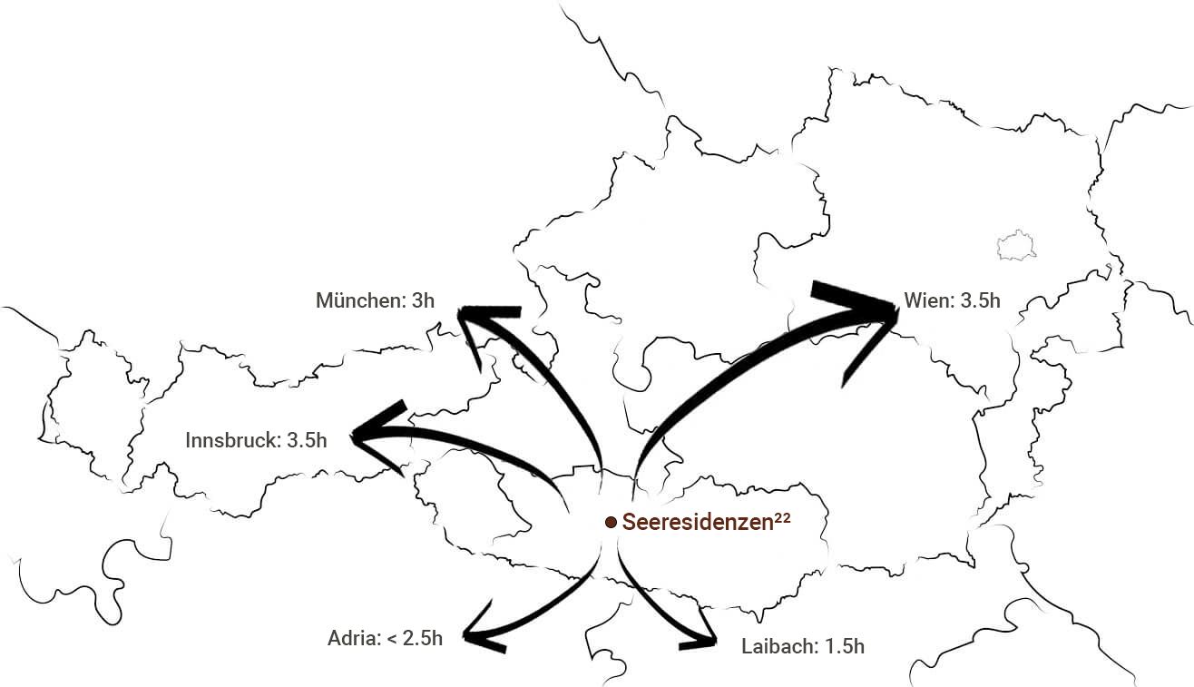 Seeresidenzen²² - Standort Lageplan
